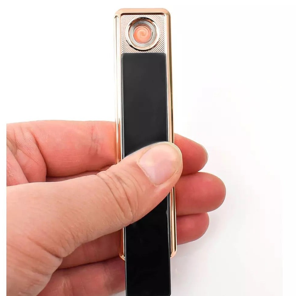 Creative Ultra-Thin Rechargeable USB Lighter, Flameless Metal Lighter, Filament Windproof Electronic Cigarette Lighter, USB Chargeable Lighter Creative Ultra-Thin Rechargeable USB Lighter, Flameless Metal Lighter, Filament Windproof Electronic Cigarette Lighter, USB Chargeable Lighter